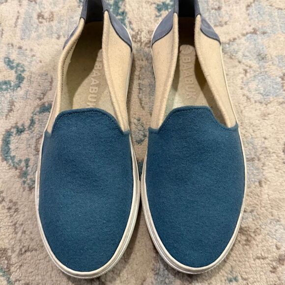 BaaBuk Wool Color-block Slip-ons Size 10 - Picture 2 of 9